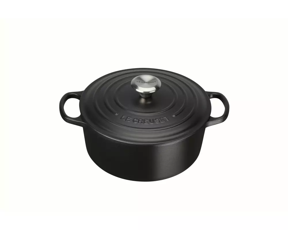 Le Creuset Bräter Signature 24 cm, Schwarz