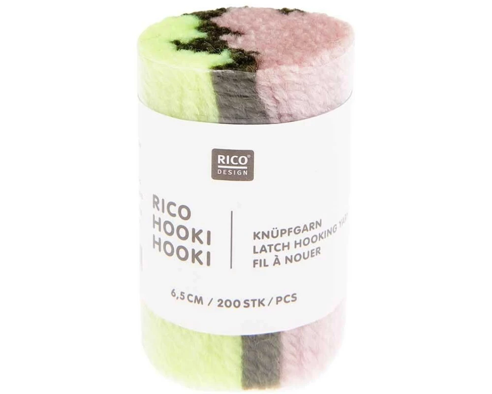 Rico Design Rico Hooki Hooki Knüpfgarn, marmoriert Flieder