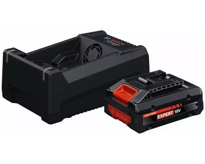 Bosch Professional Akku und Ladegerät EXBA18 V-40 + GAL 12 V/18 V-80