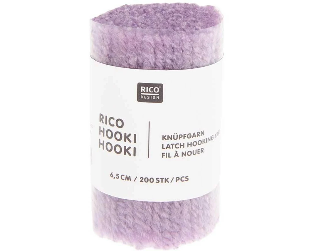 Rico Design Hooki Knüpfgarn Flieder
