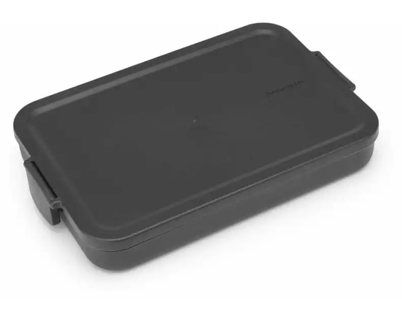 Brabantia Lunchbox Make & Take 25.5 x 16.6 x 3.7 cm, Dunkelgrau