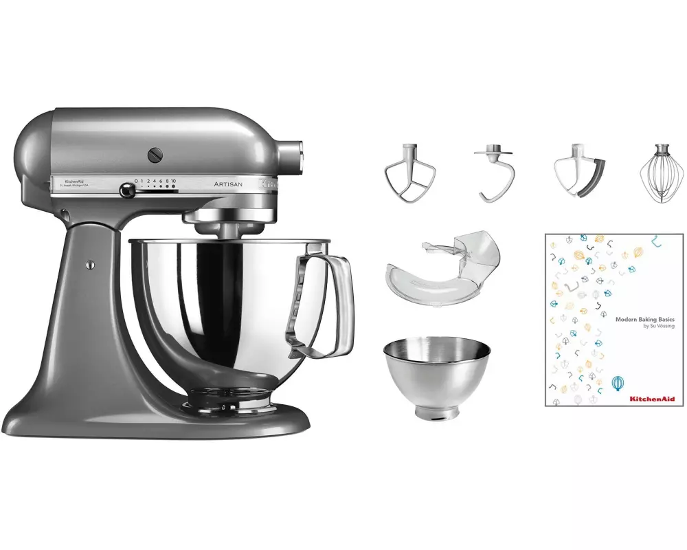 KitchenAid Küchenmaschine Artisan Silbergrau