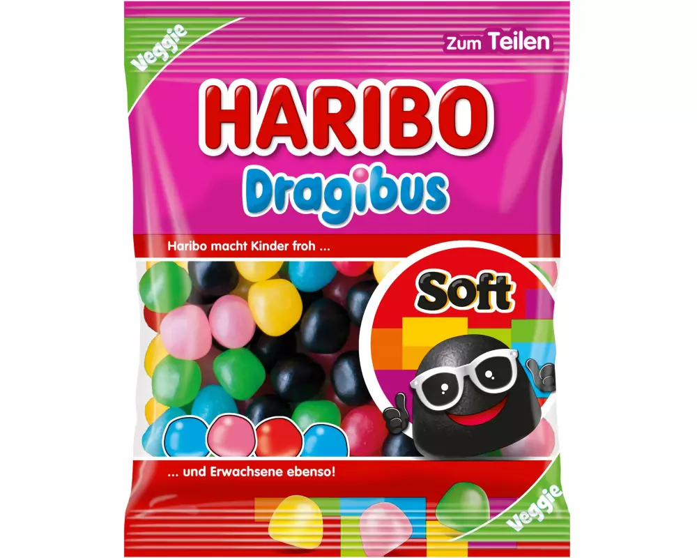 Haribo Gummibonbons Haribo Dragibus Soft 175 g