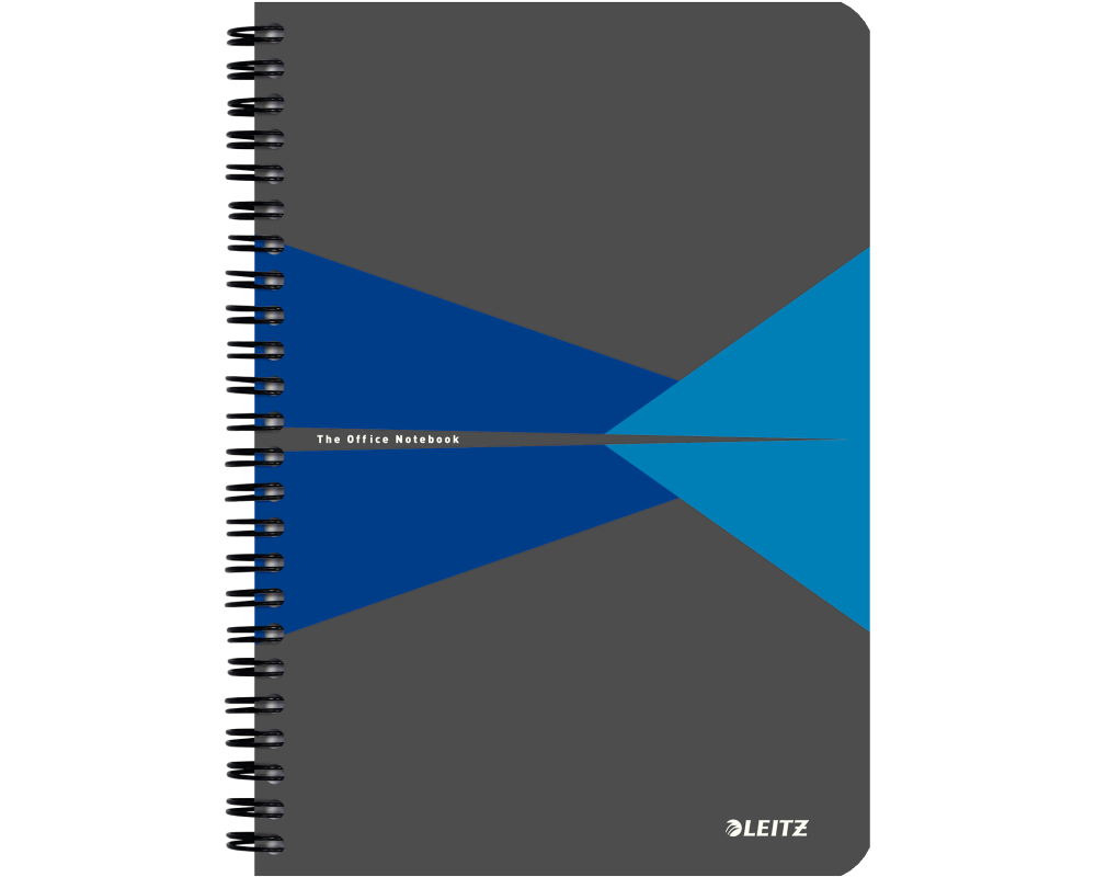 LEITZ Collegeblock Office Card A5 44580035 blau kariert