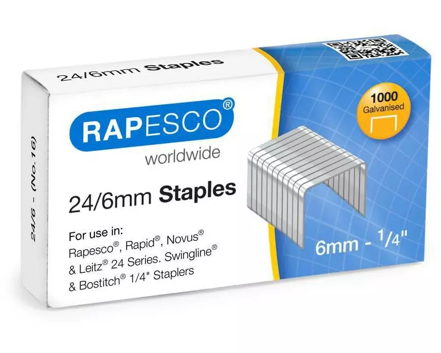 Rapesco Heftklammer 24/6 1000 Stück