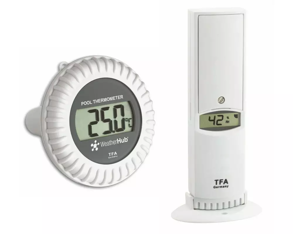 TFA Dostmann Temperatur-/Feuchtesender WeatherHub 30.3310
