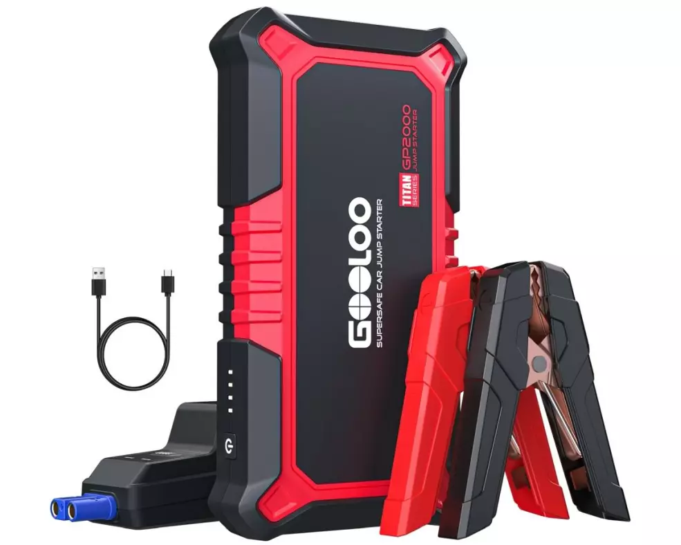 Gooloo Starterbatterie GP2000 12 V, 2000A