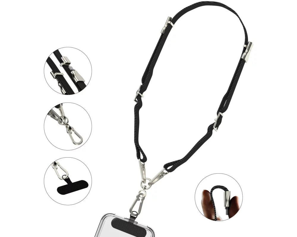 4smarts Tragegurt PowrCord Schwarz