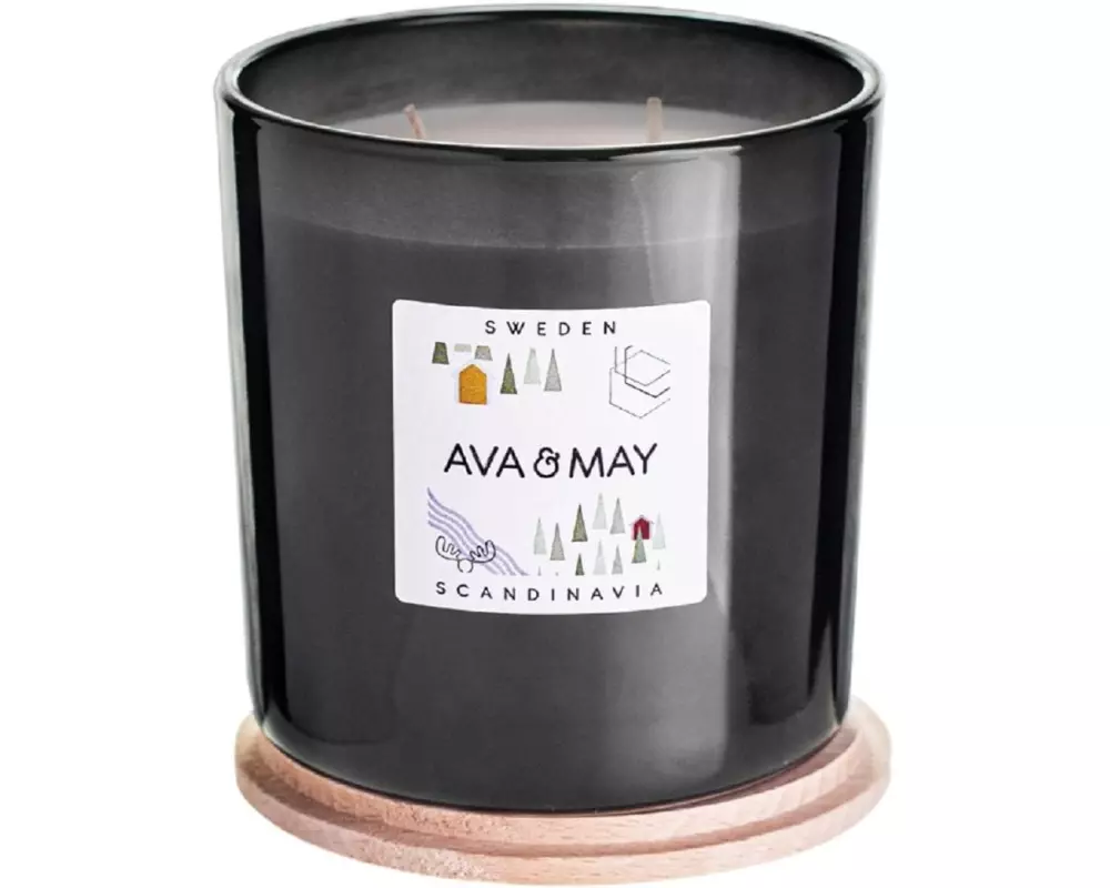 AVA & MAY Duftkerze Schweden Gross, 500 g