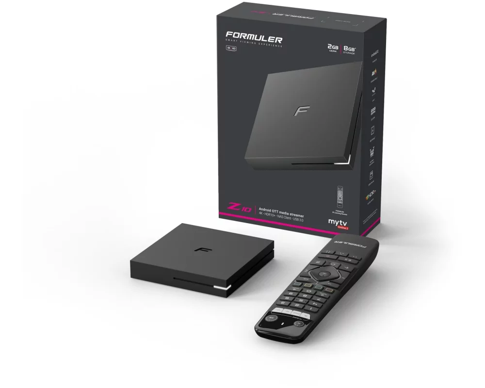 Formuler Z 10 4K UHD Android 10.0 8 GB Flash 2 GB DDR4 RAM