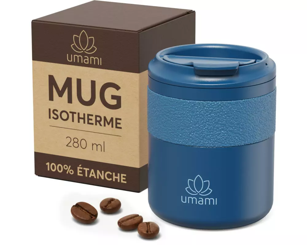 Umami Thermobecher Blau 280 ml 280 ml, Blau