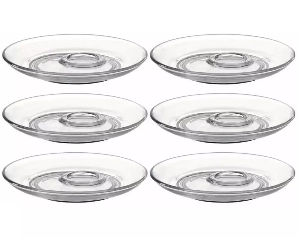 Leonardo Untertasse Senso Ø 14.5 cm, 6 Stück, Transparent