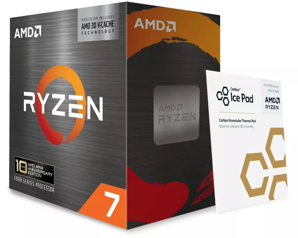 AMD CPU AMD Ryzen 7 5800 x 3D AM4 4.5 GHz