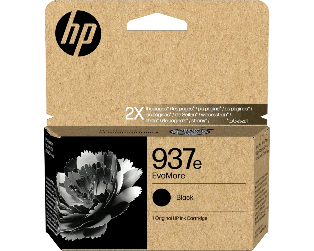 HP Tintenpatrone 937e schwarz 4S6W9NE#LS1 OfficeJet 9110b/9120 2500 S.
