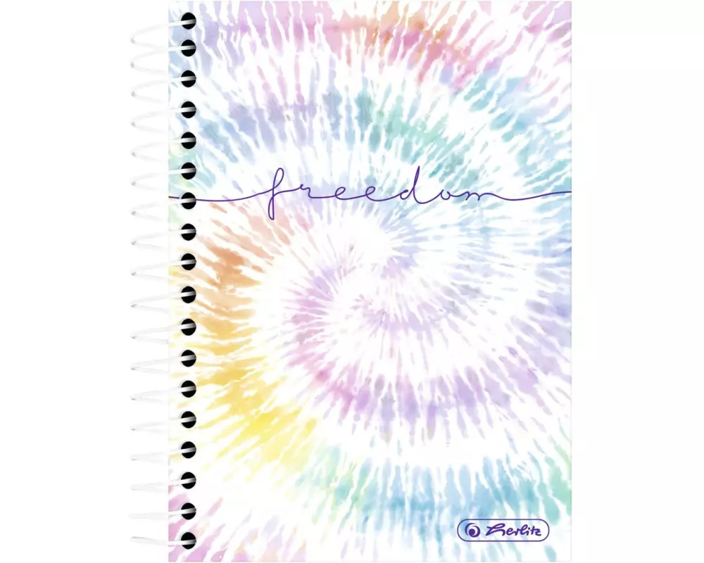 Herlitz Notizblock New Batik Freedom Kariert, 10.5 x 14.5 cm