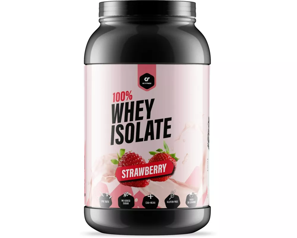 Go Fitness 100% Clear Whey Isolate Erdbeere, 900 g