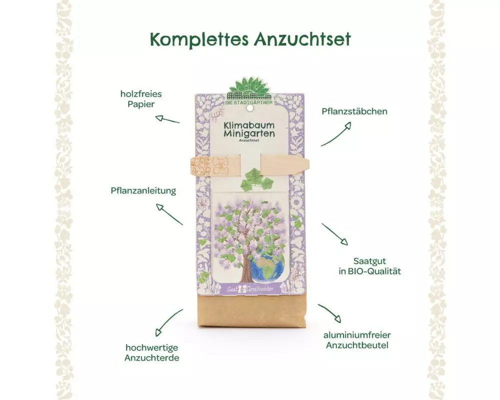 Die Stadtgärtner Anzuchtset Klimabaum