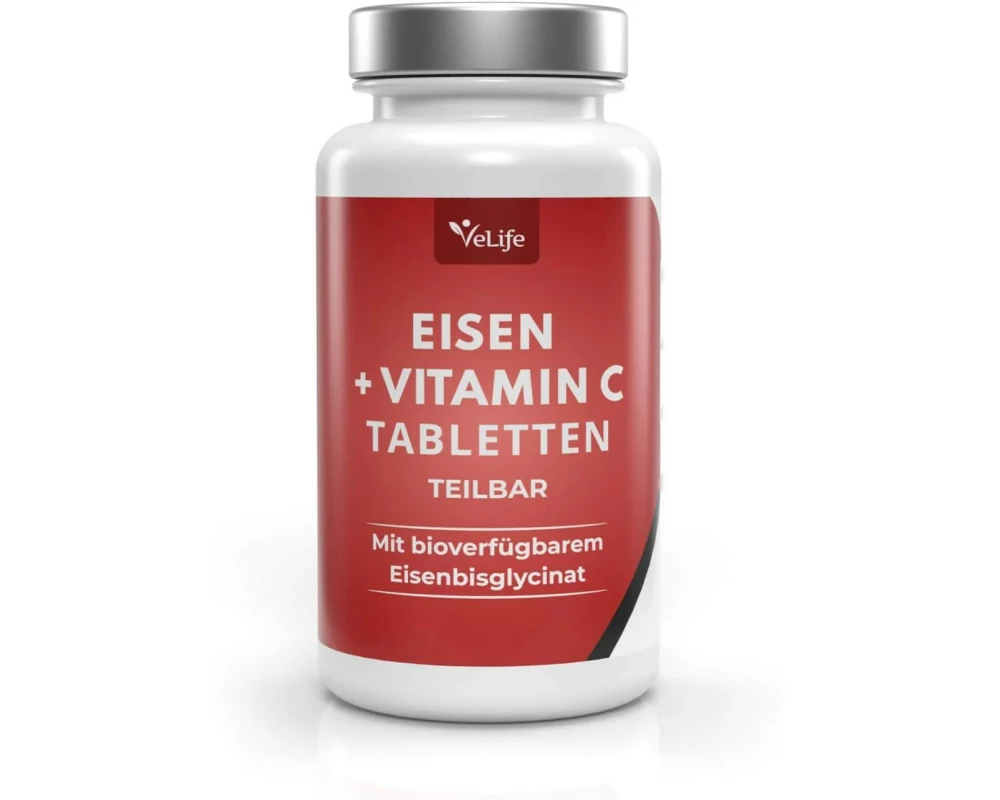 VeLife Tablette Eisen + Vitamin C 120 Stück