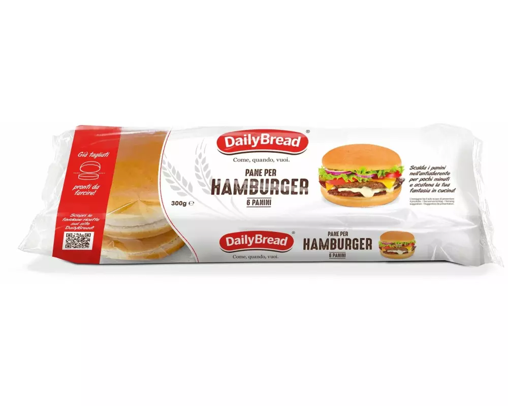 jaus Daily Bread Burger Buns geschnitten 6 Stück