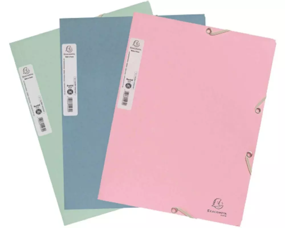 Exacompta Gummibandmappe A4 AutentiK, 6-er Set