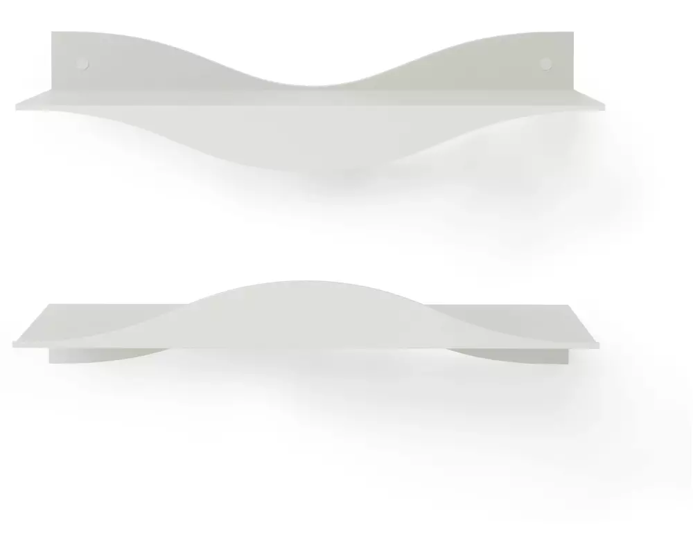 Umbra Wandregal Surf 2er Set, 43 x 18 x 10 cm, Sand