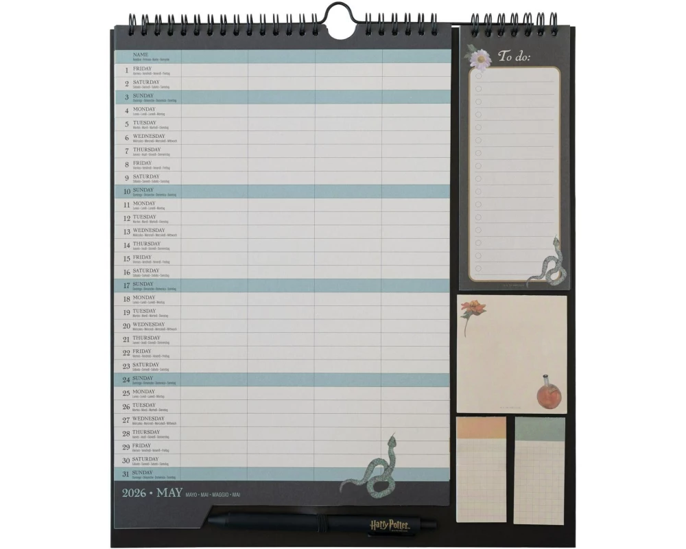 TH Wochenplaner Harry Potter 2026