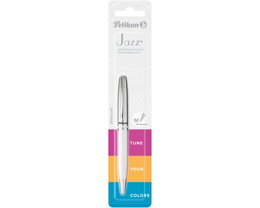 PELIKAN Kugelschreiber Jazz Classic 807135 perlweiss Metall
