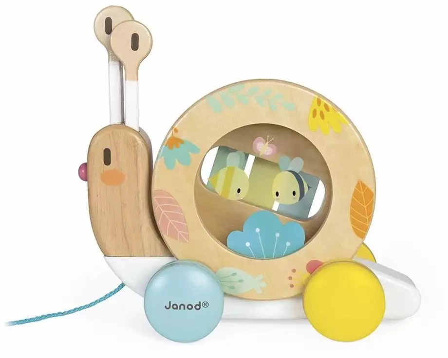 Janod Nachziehspielzeug Pure Schnecke