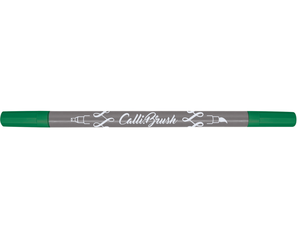 ONLINE Callibrush Pen Double Tip 2mm 19058/6 Dark Green