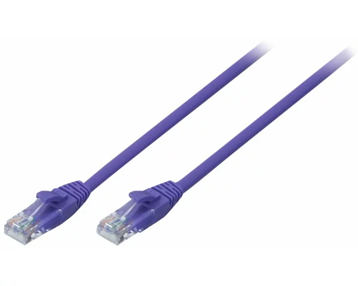LINDY Patch Cable, Cat6, UTP, RJ45-RJ45, 10m, violett