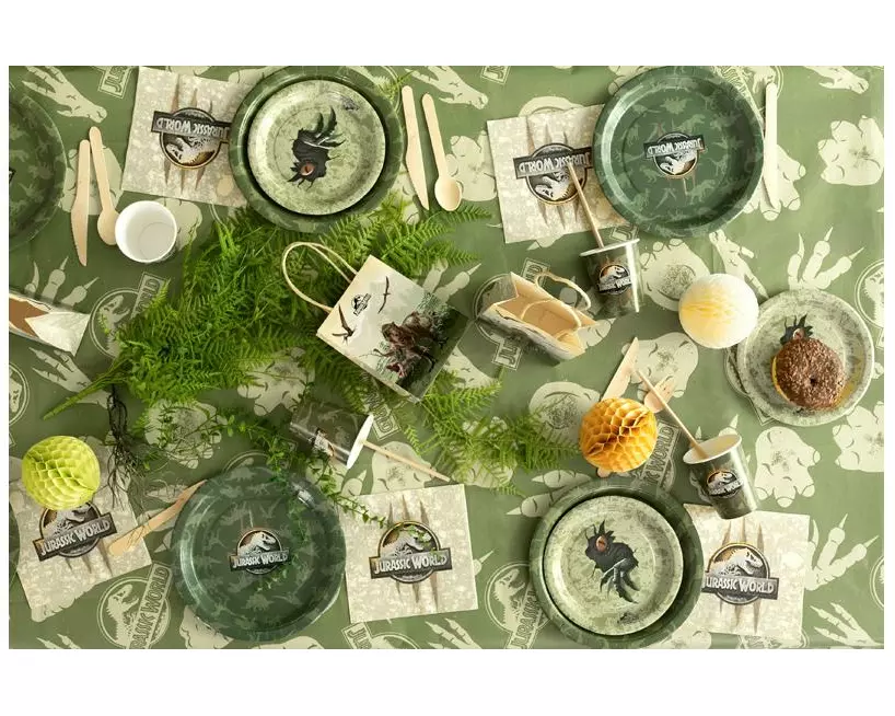 Partydeco PartyDeco Teller Jurassic World, 6er-Set 6 Stück