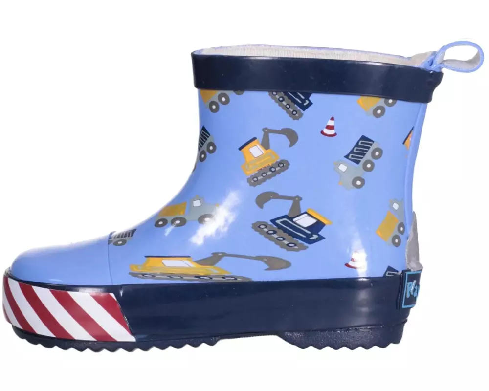 Playshoes Gummistiefel Halb Baustelle Gr. 27, Dunkelblau