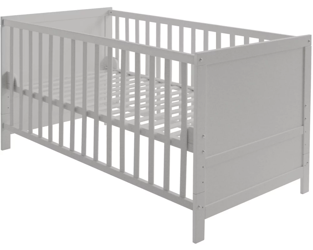 roba Kombi-Kinderbett 70 x 140 cm Holz Taupe umbaubar