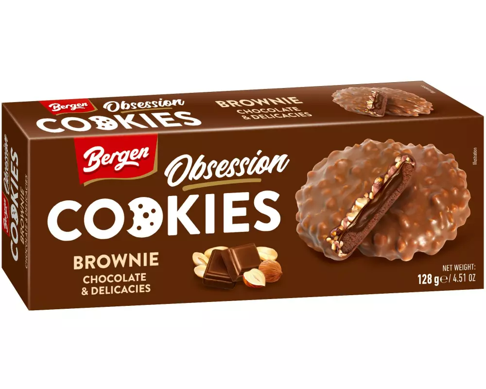 Bergen Cookies Obsession Brownie 128 g