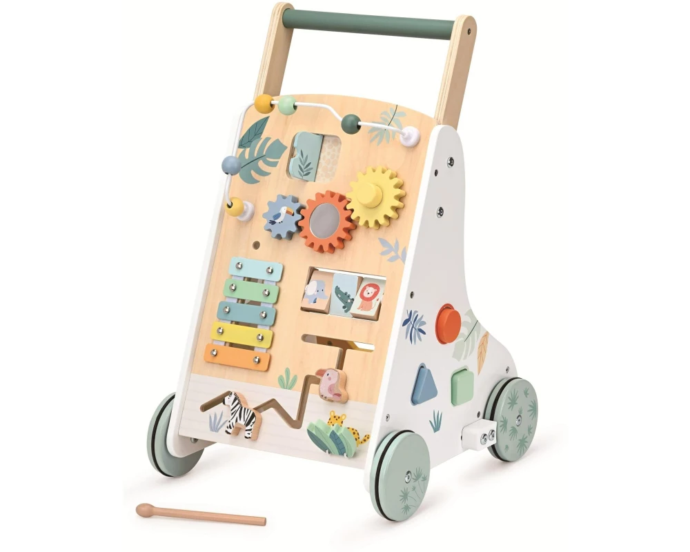 Spielba Holzspielwaren Lauflernwagen Holz
