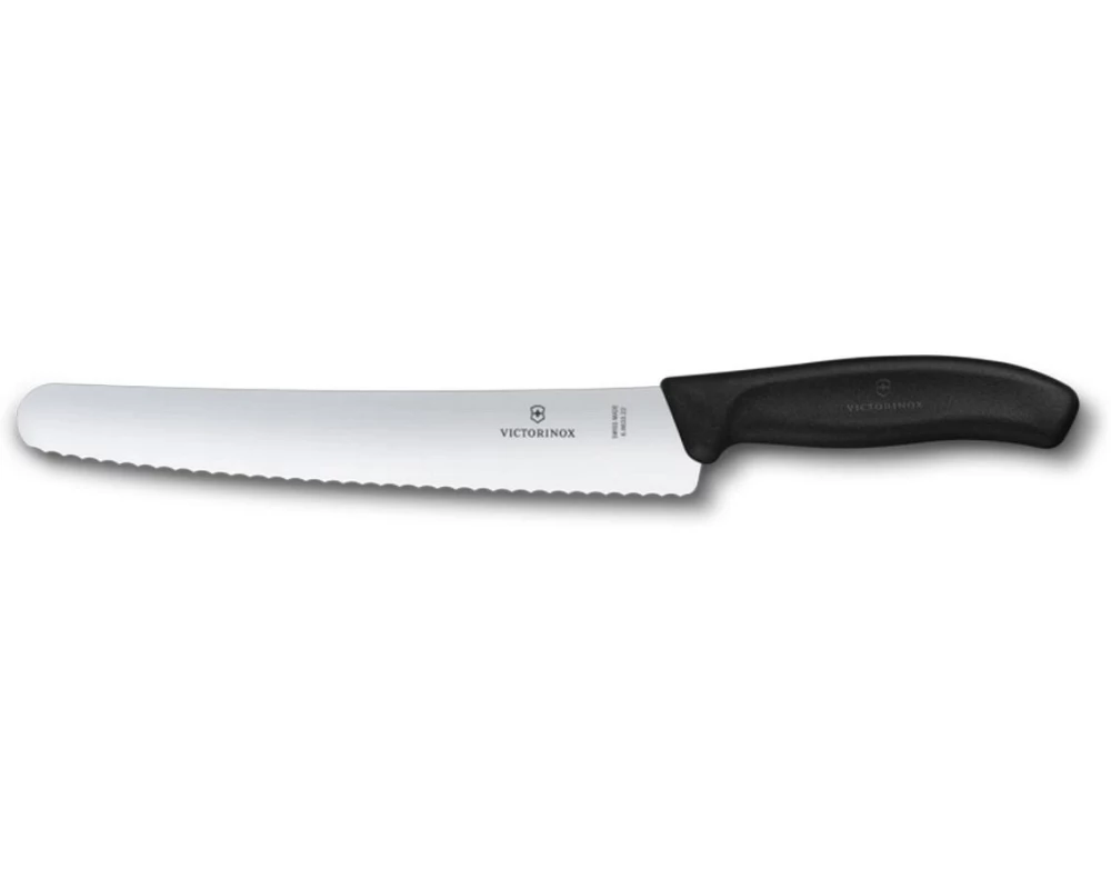 Victorinox Brotmesser Swiss Classic Schwarz, 22 cm