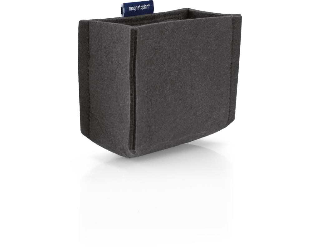 MAGNETOPLAN Stiftehalter magnetoTray M 1227701 grau, Filz recyceled