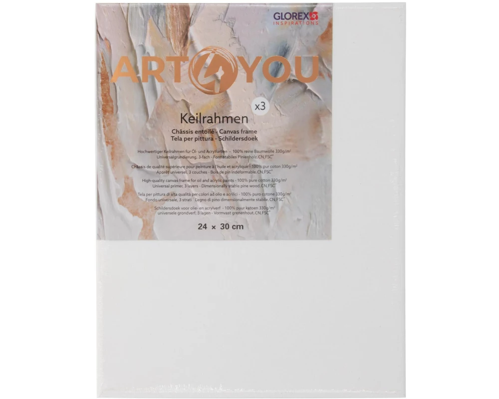 Glorex Keilrahmen 24 x 30 cm, 1.7 cm