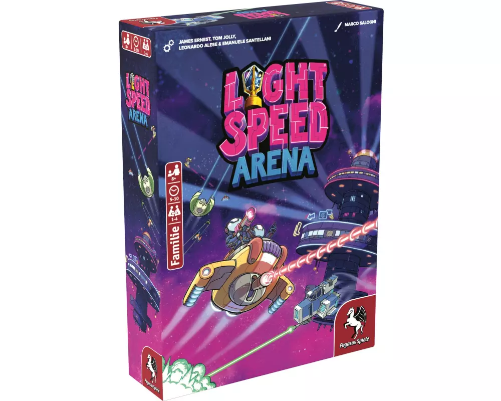 Pegasus Spiele Familienspiel Light Speed Arena -DE-