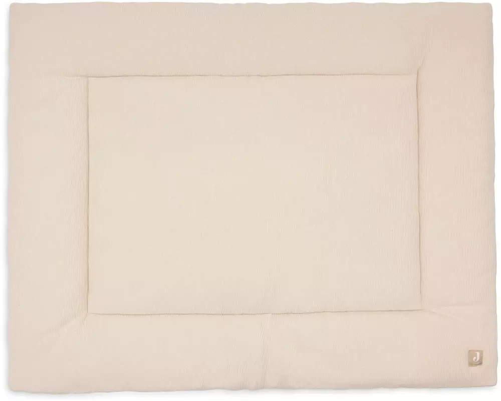Jollein Krabbeldecke Little Waffle – Warm Sand/Sand 75 x 95 cm