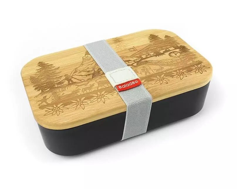 Trendform Lunchbox Swiss Tradition Schwarz