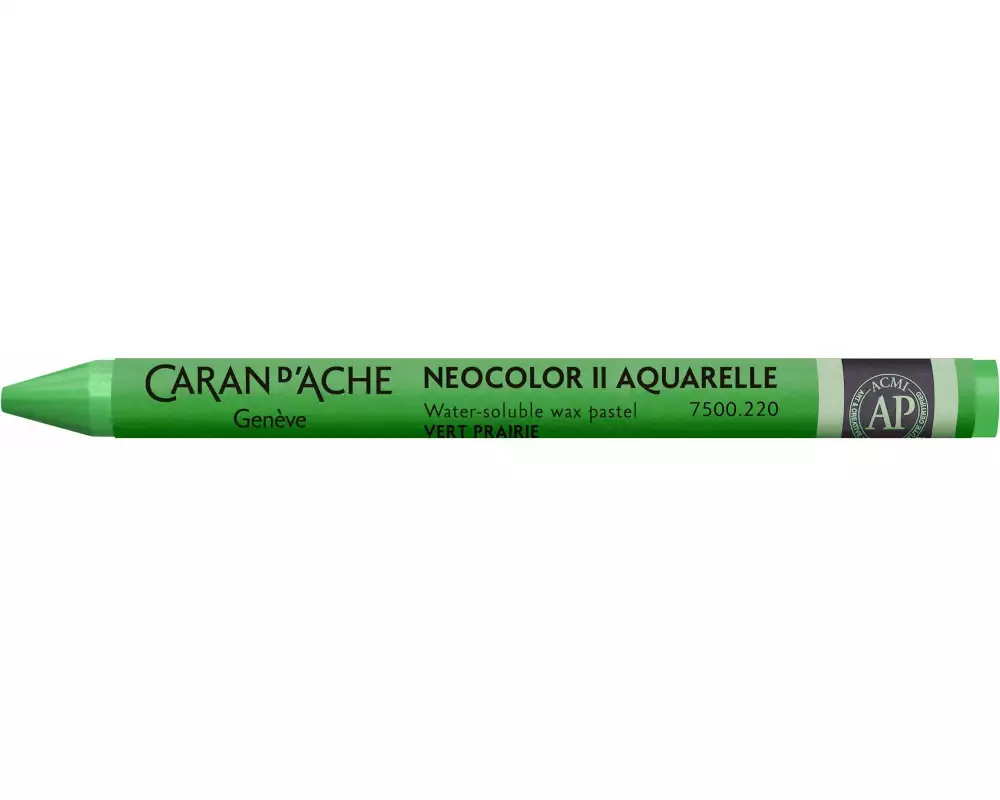 Caran d'Ache Wachsmalstifte Neocolor 2 wasservermalbar Grasgrün