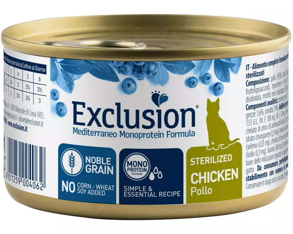 Exclusion Nassfutter Sterilized Chicken, 85 g