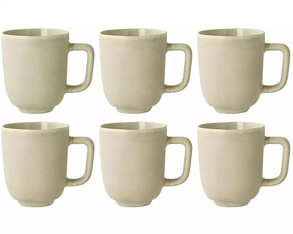 Villa Collection Kaffeetasse Shoku 330 ml, 6 Stück, Beige