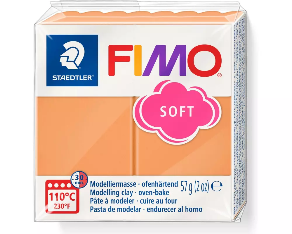 Fimo Modelliermasse Soft Papaya sorbet