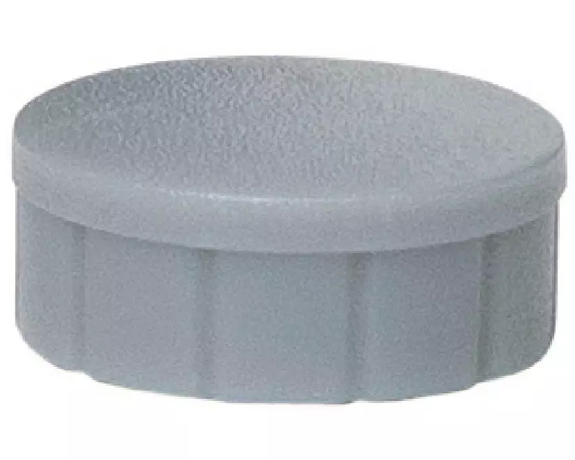 Maul Haftmagnet Solid Ø 15 mm, 150 g, Grau, 10 Stück