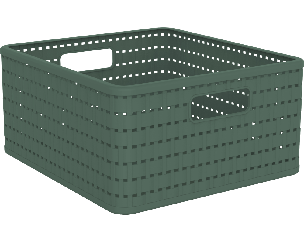 ROTHO Korb Country 14lt 1116805151PC Deep Forest grün 328×300×160mm