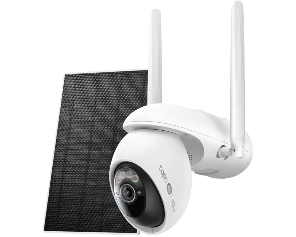 TP-LINK Solar-Security Camera Kit 4G Tapo C665G KIT 4K, Pan/Tilt