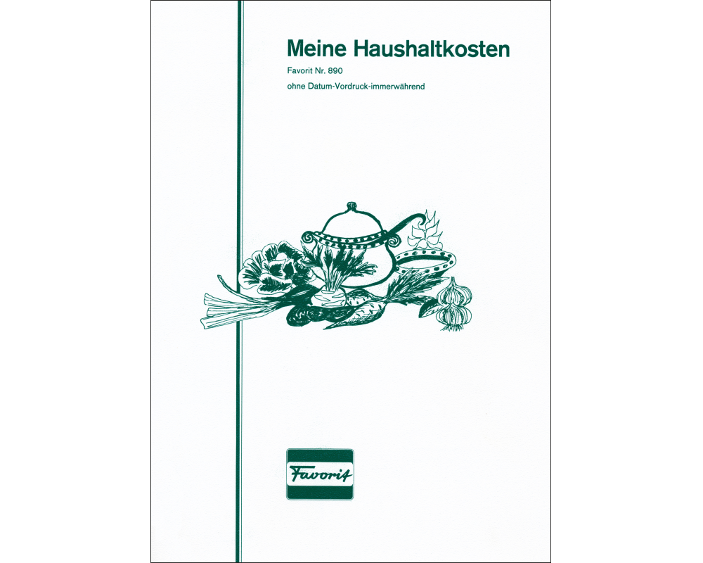 FAVORIT Haushaltbuch A4 890 24 Blatt