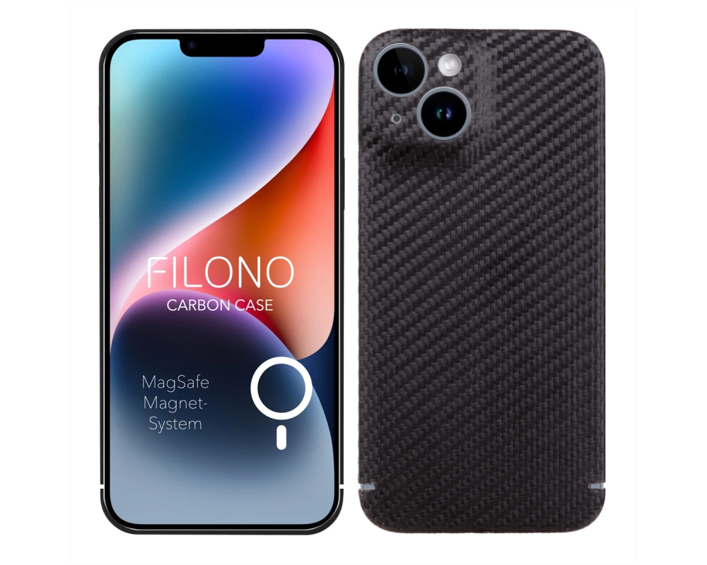 Filono Carbon Case iPhone 14 Plus, MagSafe kompatibel